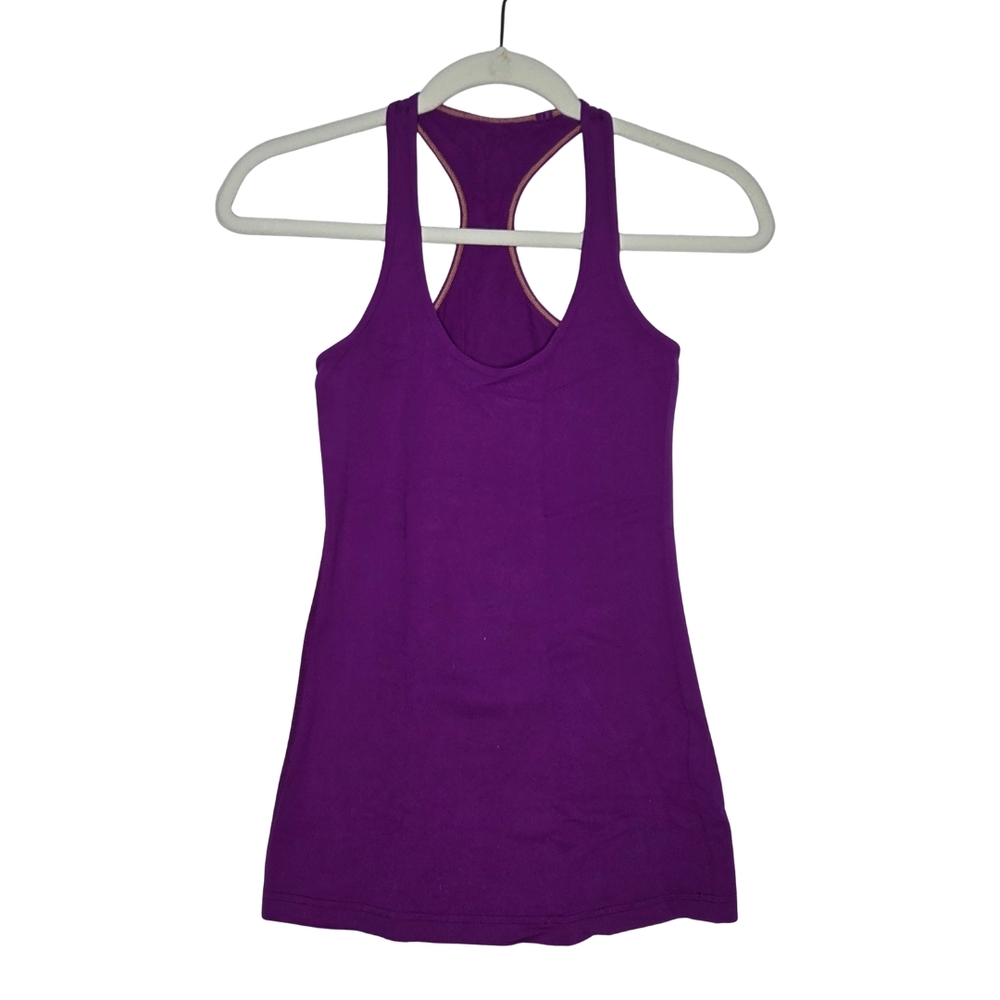 Lululemon Purple Racerback Athletic Tank Top Women's XS